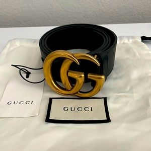 Gucci 2015 Re-Edition wide leather belt